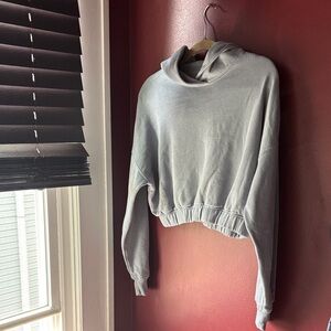 Hollister Cropped Hoodie Women small